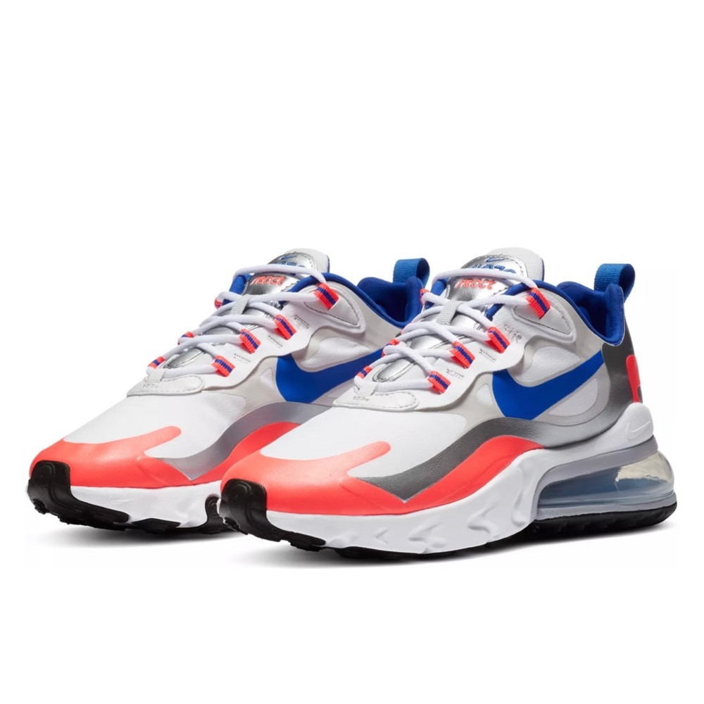 Nike Air Max 270 React Sneaker CW3094-100 Women's - Picture 1 of 6
